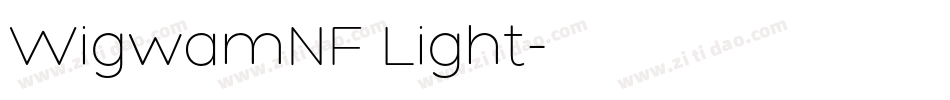 WigwamNF Light字体转换